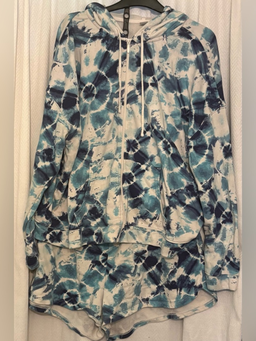 Old Navy Tie-Dye Hoodie and Shorts Set